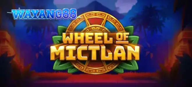 Tampilan visual roda batu kuno dalam slot Wheel of Mictlan